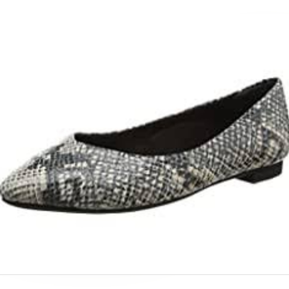 Vionic Caballo Pointy Toe Flats Reptile Texture S… - image 3
